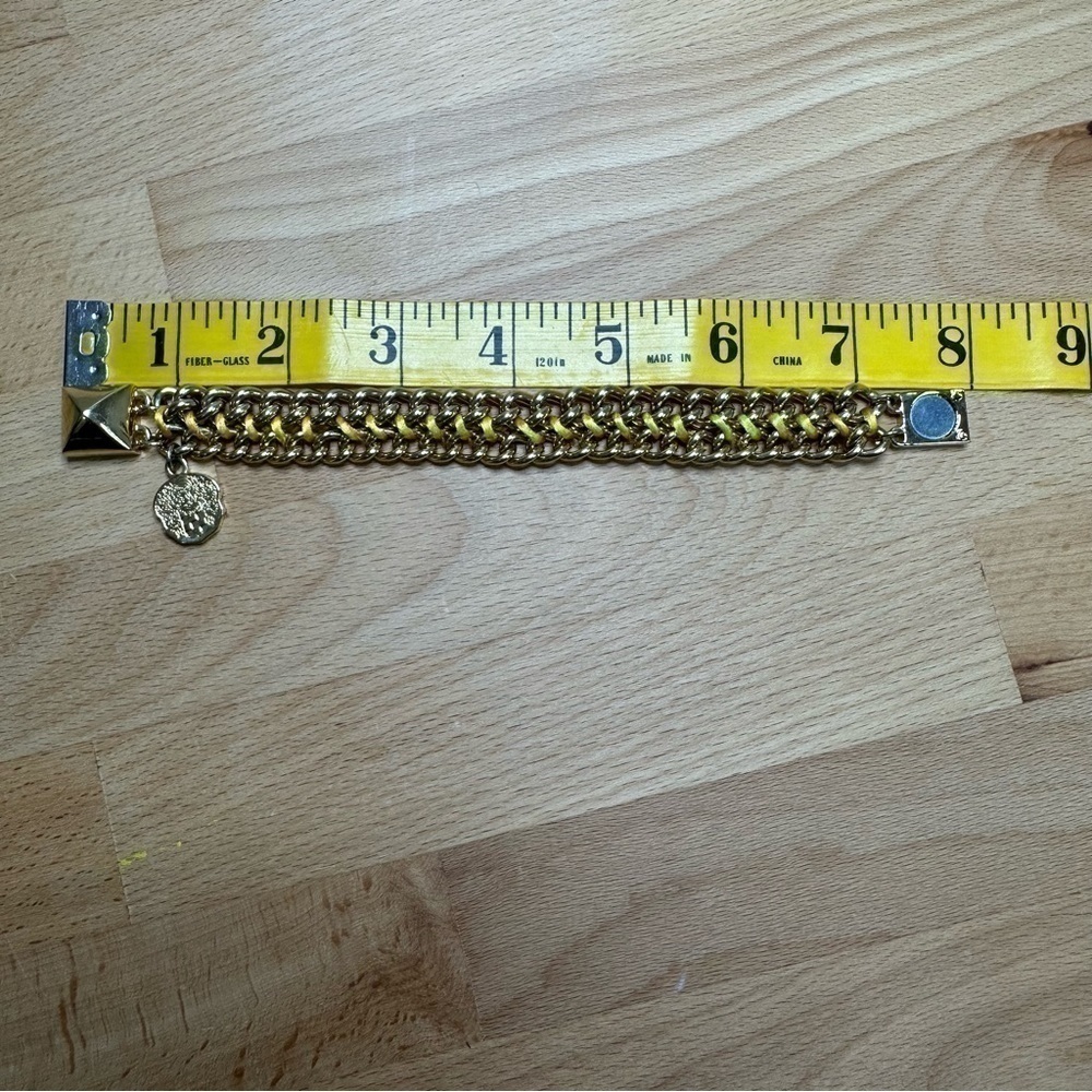 Vince Camuto Gold Tone Magnetic Bracelet 8” - Picture 3 of 4